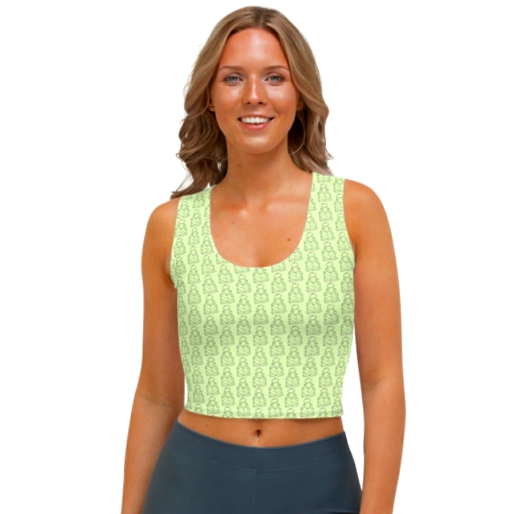 Angel Wrapped Heart Crop Top